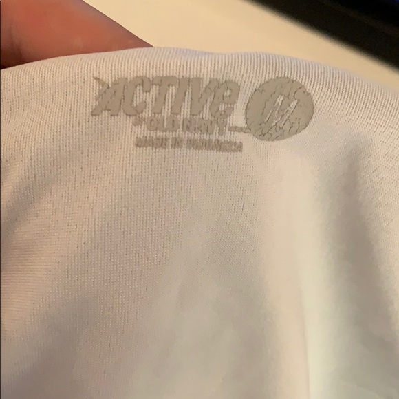 OLD NAVY Active Shorts - Gray White and Blue, Med. - Picture 6 of 6